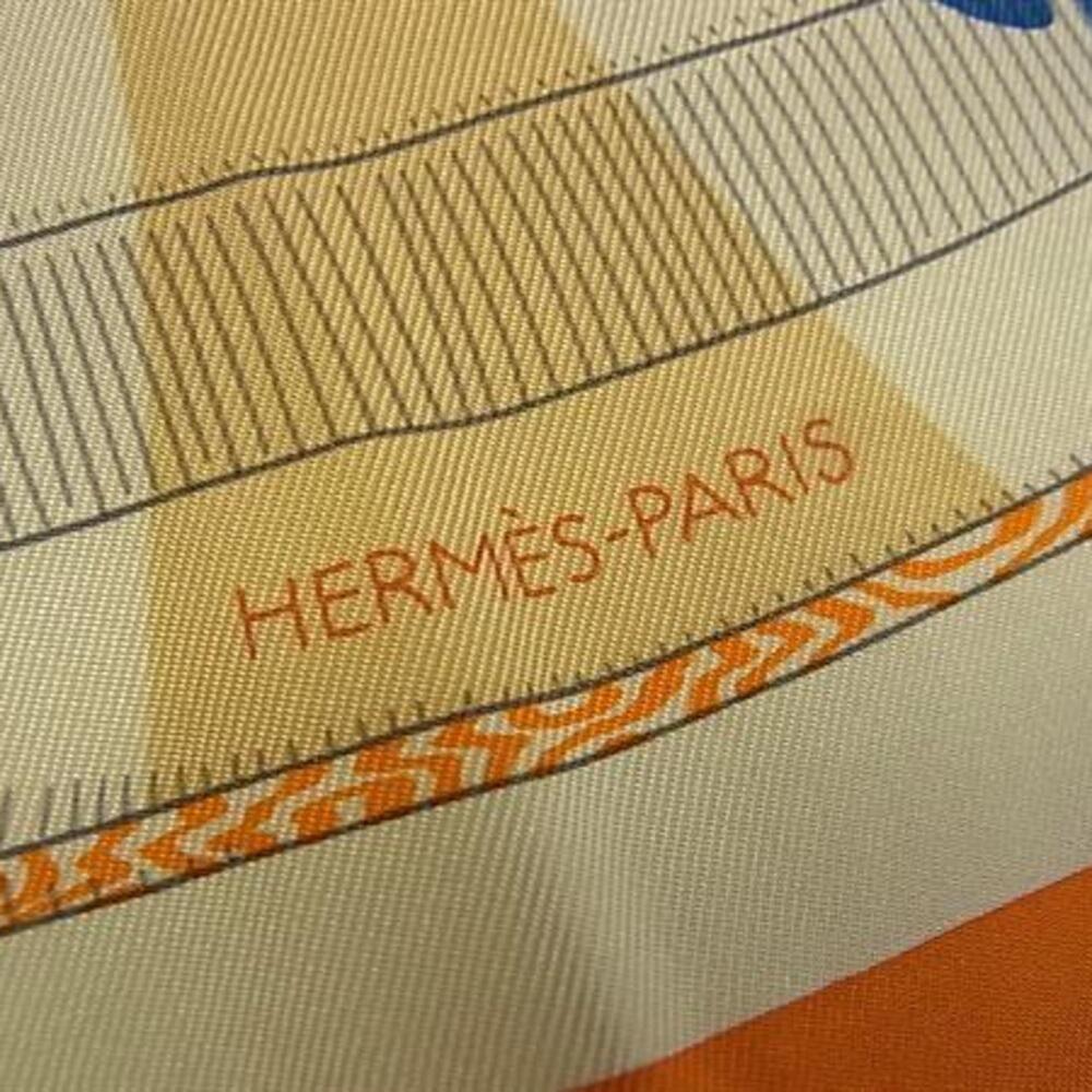 HERMES Authentic Black Silk Scarf - Picture 2 of 6
